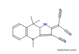 Molecular Structure of 63827-46-3 (2-(3-cyano-4,9,9-trimethyl-1,4,9,9a-tetrahydro-2H-pyrrolo[3,2-b]quinolin-2-ylidene)malononitrile)